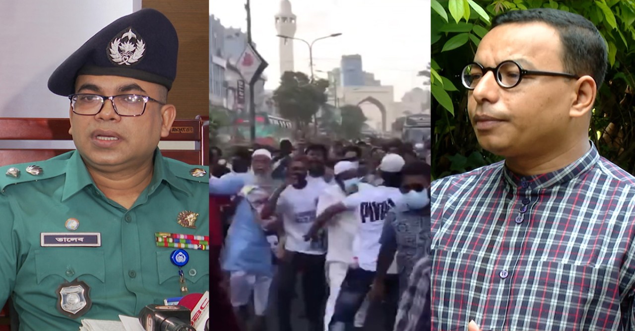 নিষিদ্ধ সত্ত্বেও ঝটিকা মিছিলে আওয়ামী লীগ কর্মীরা; পুলিশ সতর্ক