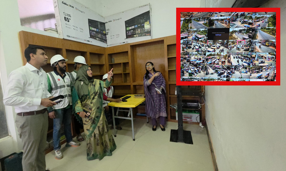 শরীয়তপুরে নিরাপত্তা জোরদারে ১৪ কিমি এলাকায় এআই প্রযুক্তির ১২০ সিসিটিভি ক্যামেরা