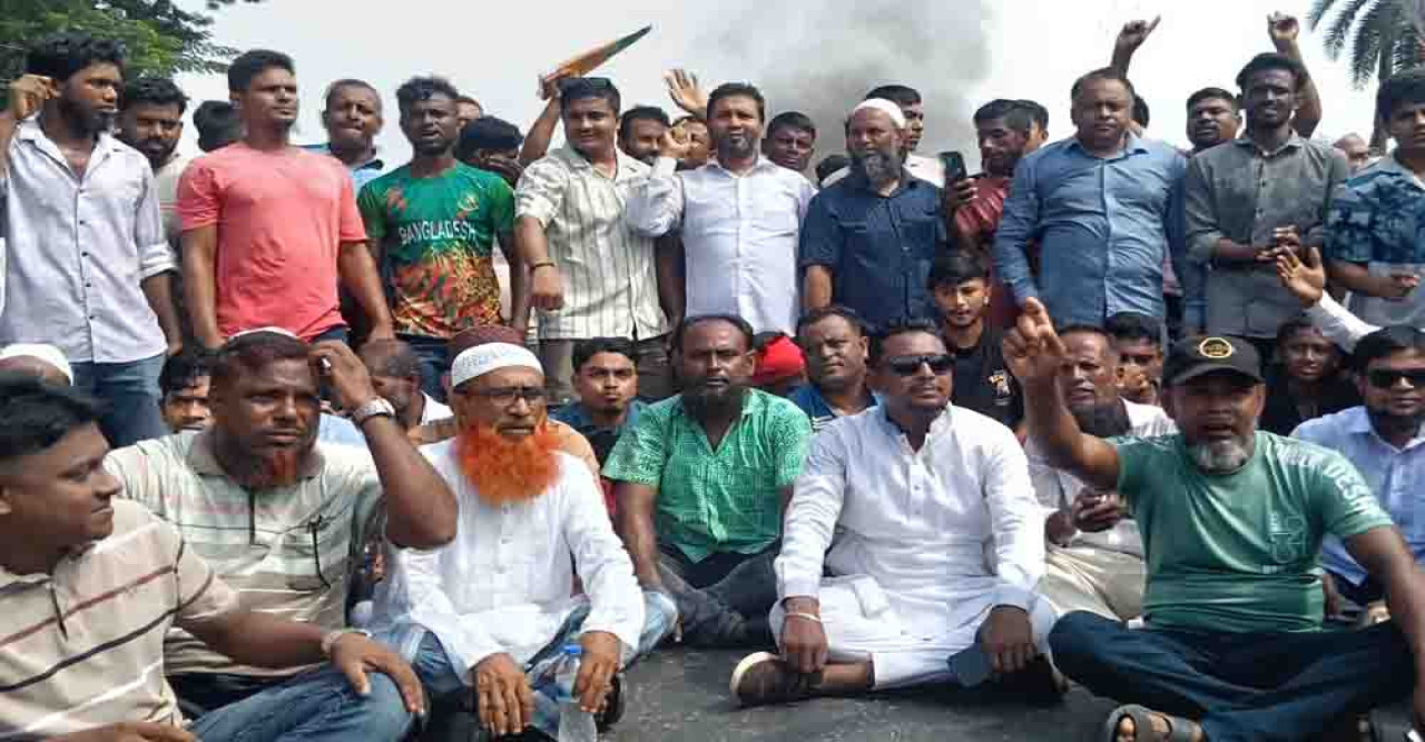 ভাঙ্গায় সীমানা পুনর্নির্ধারণের প্রতিবাদে মহাসড়ক অবরোধ, অচল ২১ জেলার যোগাযোগ
