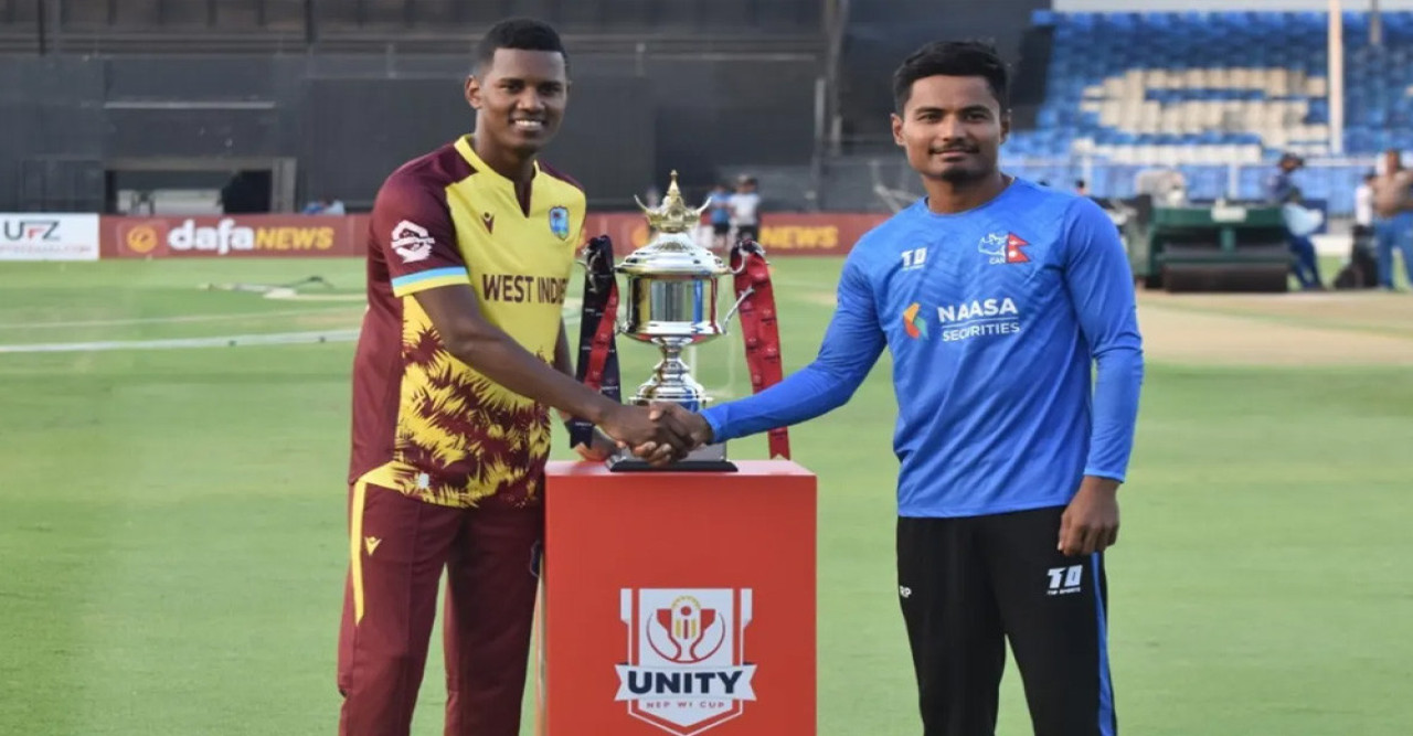 শারজায় ওয়েস্ট ইন্ডিজকে হারিয়ে ইতিহাস গড়ল নেপাল