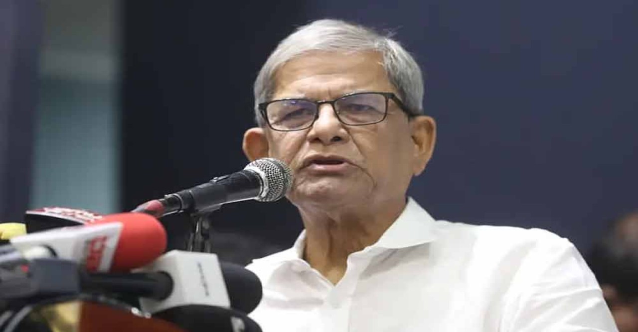 গণতন্ত্র পুনরুদ্ধারে সবাইকে নির্বাচনে অংশ নেওয়ার আহ্বান মির্জা ফখরুলের