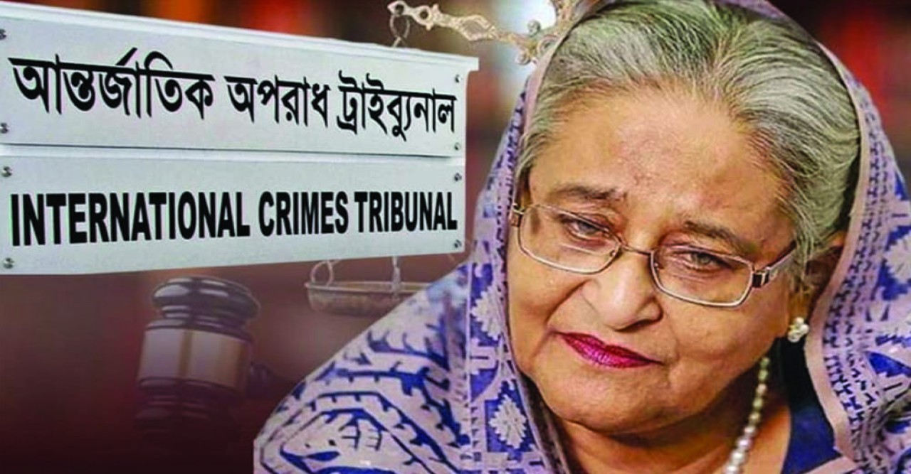 মানবতাবিরোধী অপরাধের মামলায় শেখ হাসিনাসহ ৩ জনের বিরুদ্ধে রায় পাঠ শুরু করেছে ট্রাইব্যুনাল