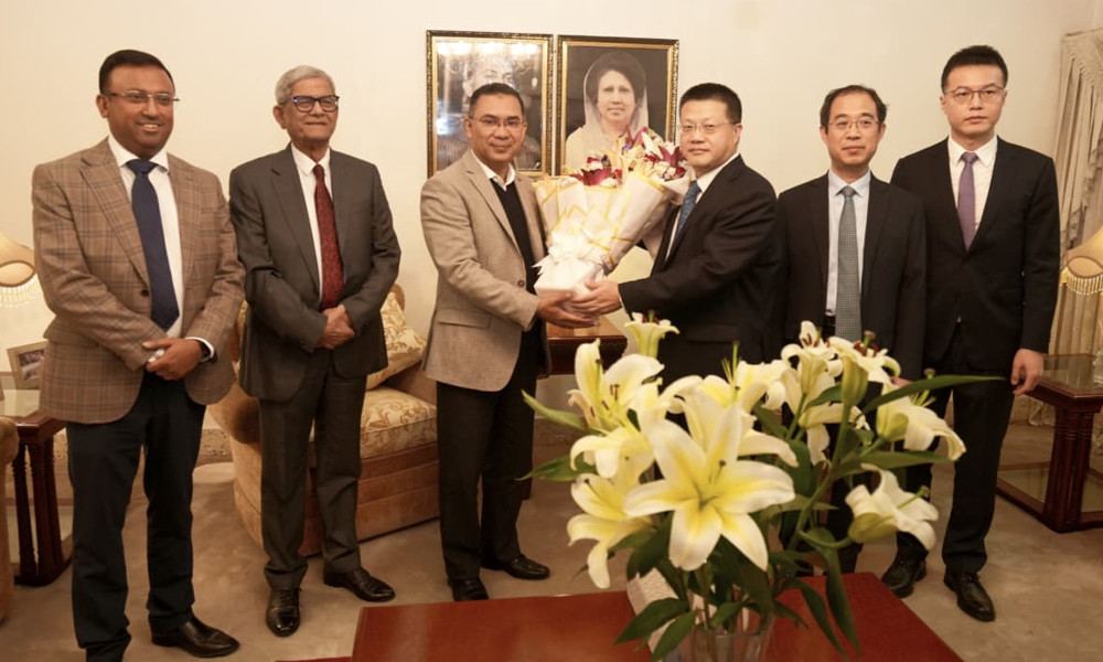তারেক রহমানের সঙ্গে সৌজন্য সাক্ষাৎ করলেন চীনা রাষ্ট্রদূত ইয়াও ওয়েন