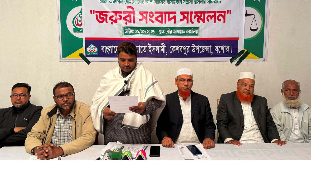 যশোর-৬: অধ্যাপক মোক্তার আলীর বাসভবনে ককটেল বিস্ফোরণ