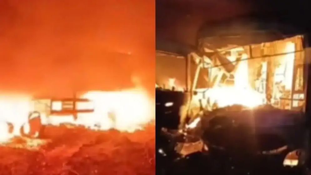 রাজস্থানে বাস-ট্রাক সংঘর্ষে আগুন, নিহত ৭, আহত অন্তত ২২
