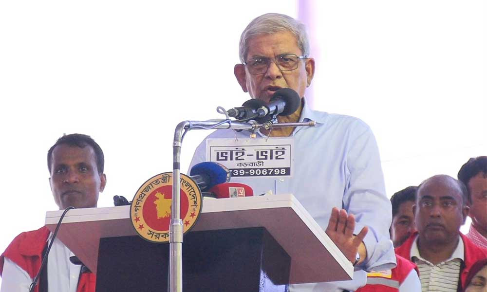 ‘১৭ বছরের আন্দোলন-নির্যাতনেও মাথা নত করিনি’: মির্জা ফখরুল