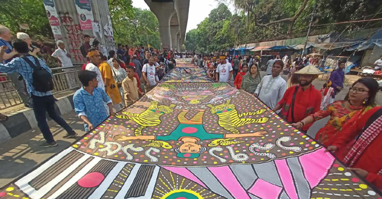 যেমন গেলো ‘বর্ষবরণ আনন্দ শোভাযাত্রা’