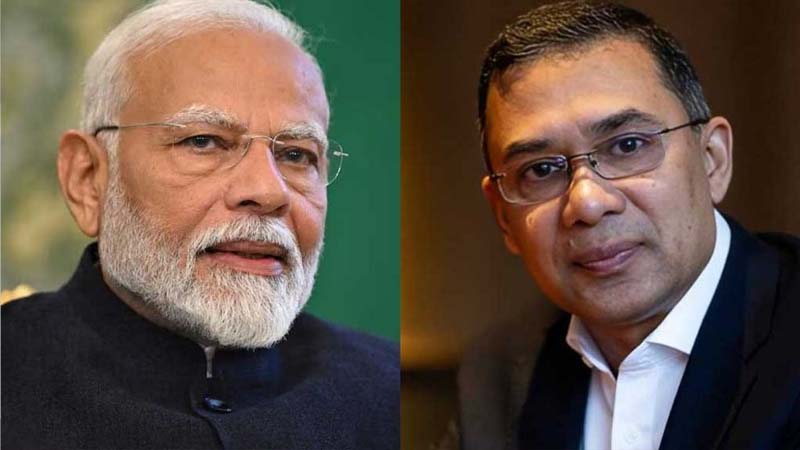তারেক রহমানকে অভিনন্দন জানালেন মোদি
