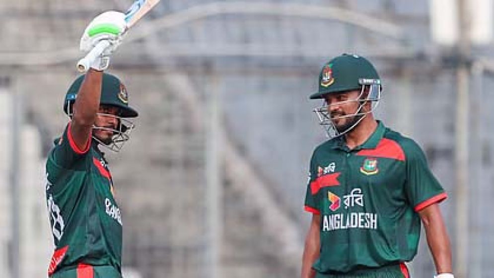নাহিদ-তানজিদ-শান্তর দাপটে সিরিজে সমতা ফেরাল বাংলাদেশ