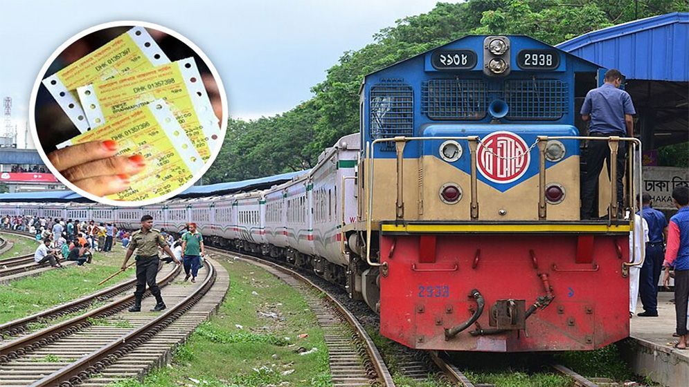 ঈদযাত্রায় আজ বিক্রি হচ্ছে ফিরতি ট্রেনের শেষ দিনের টিকিট