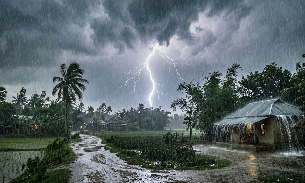 আগামী ৫ দিনে বজ্রসহ বৃষ্টির সম্ভাবনা, কমতে পারে তাপমাত্রা