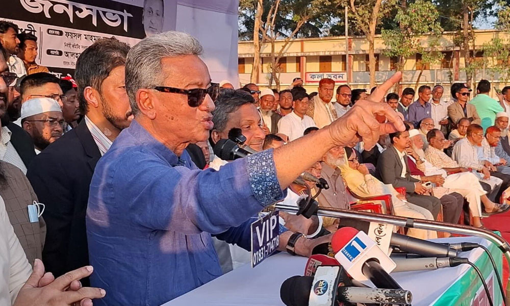 গণতন্ত্র পুনরুদ্ধারের আন্দোলন শেষ হয়নি: চট্টগ্রামে আমীর খসরু