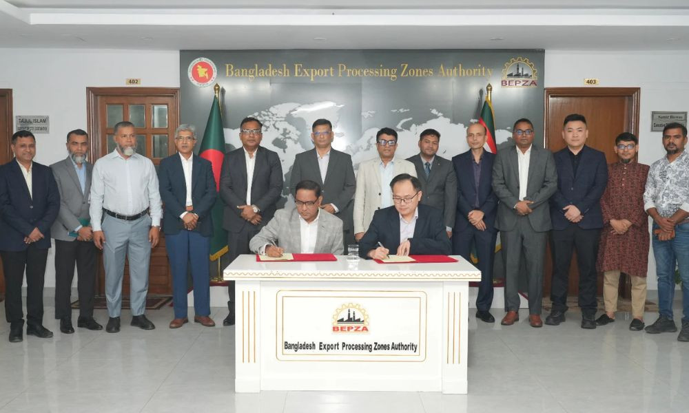 বেপজা অর্থনৈতিক অঞ্চলে ৩০ মিলিয়ন ডলার বিনিয়োগ করবে চীনা প্রতিষ্ঠান হুয়ারান টেক্স