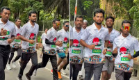 চীন মৈত্রী সম্মেলন কেন্দ্রে জুলাই স্মৃতির ম্যারাথন, অংশ নিলেন উপদেষ্টা সজীব ভুঁইয়া